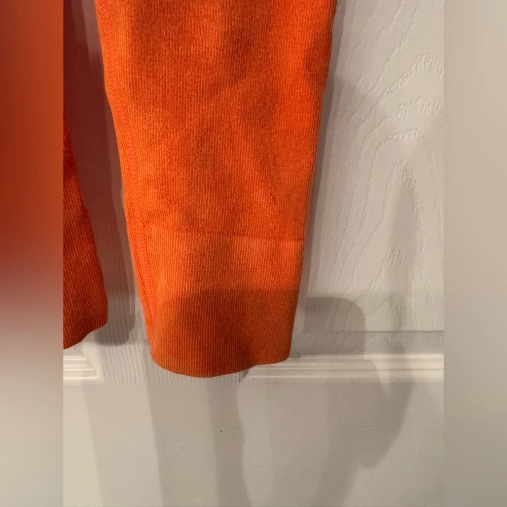 Free People Movement Mandarin Red Orange W/Drawstring Leggings Size Medium/Large